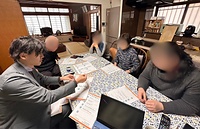 「家族未来会議」の様子(㊧が柴田氏)=画像を一部加工しております