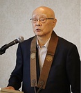 仏教の慈悲の精神に基づく日中友好の重要性を語る山田会長