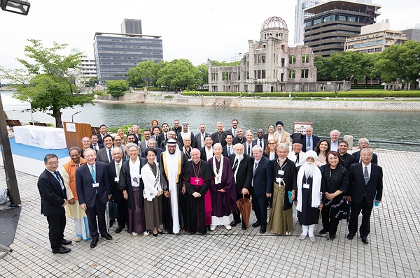 「AIを人類と地球の善のためにのみ使用すべきだ」と訴える宗教者（©CWCRP日本委員会）