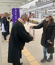 小倉駅と天神駅前で歳末募金　福岡県仏教連合会